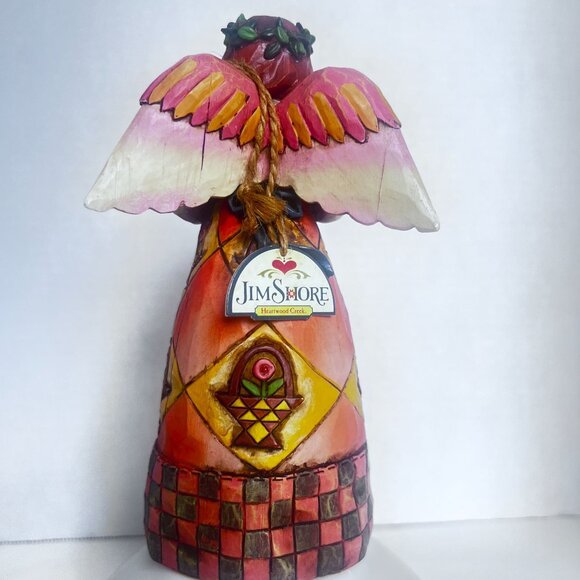 Jim Shore 2002 Angel Of Persistence Heartwood Creek Figurine Hand-Painted - Picture 5 of 11